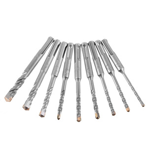 13 pezzi 5-16MM SDS Plus Set di punte per trapano a percussione elettrico e Set di scalpelli per calcestruzzo e muratura in scatola di plastica - Product Image 3