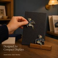 Badges en gros d'usine : Épingles en émail de haute qualité, badges de revers en métal sur mesure motif dragon pour cadeaux de luxe