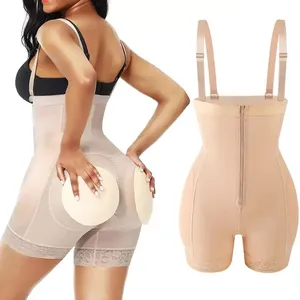 דינמיקה נשים בטן בקרת רשת התחת הרמת Shapewear עם כרית מותניים רזה גבוהה מותן תחתוני יומי ללבוש בגד גוף תחתונים