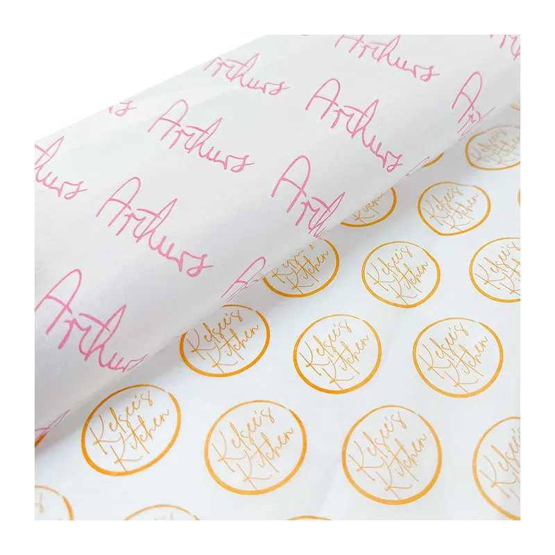 Logotipo personalizado impresión hamburguesa Shawarma comida rápida cera embalaje a prueba de grasa Papel Sándwich papel de regalo