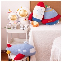 Nouvelle Peluche Astronaute en Coton PP, Poupée Super-héros Spatial Créative, Couverture Confortable Fusée Spatiale, Jouet Unisexe pour Enfants à partir de 5 ans