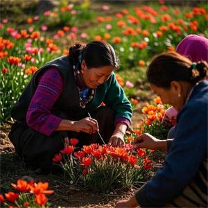 100% nghệ tây nguyên chất hữu cơ được hái bằng tay nghệ tây tươi nguyên liệu - Product Image 6