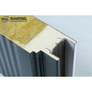 Panel Sándwich Metálico Duradero, Panel Sándwich <span class=keywords><strong>de</strong></span> Lana <span class=keywords><strong>de</strong></span> Roca Prefabricado, Fácil <span class=keywords><strong>de</strong></span> Instalar con Precios Económicos <span class=keywords><strong>para</strong></span> Almacenamiento <span class=keywords><strong>de</strong></span> Automóviles - Product Image 5
