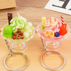 New Simulation Food Ice Cream Keychain Pendant Fun Food Play Dream Car Bag Keychain - Product Image 4
