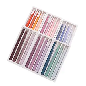 Hot Selling Gradient Color Tall Taper Dinner Candles Handmade Christmas Unscented Soy Wax With Cotton Wicks Smokeless