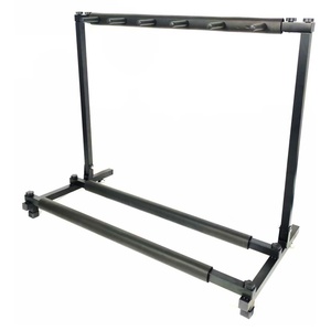 Hiển thị chuyên nghiệp đa Guitar hiển thị đứng màu đen gấp Guitar hiển thị đứng cho 7 lắp ráp Guitar đứng cho trung tâm mua sắm - Product Image 5