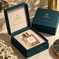 Scatola Rigida Personalizzata con Coperchio a Cerniera Stile Libro per Profumi, in Cartone Riciclabile