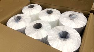 <span class=keywords><strong>100</strong></span> <span class=keywords><strong>Polyester</strong></span> <span class=keywords><strong>dty</strong></span> 150 144 nguyên trắng đen Nylon <span class=keywords><strong>dty</strong></span> giả <span class=keywords><strong>polyester</strong></span> sợi cho máy dệt - Product Image 5