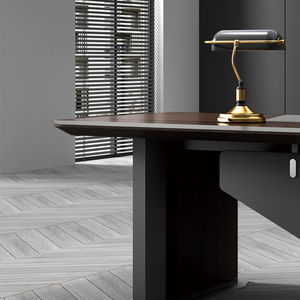 Bureau de direction, mobilier de bureau, bureau de direction pour PDG et président, table de bureau de direction de luxe - Product Image 4