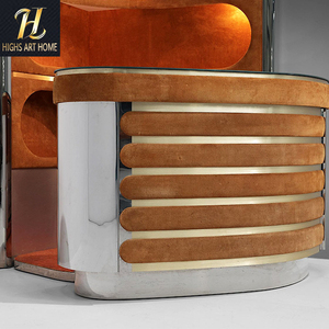 Meuble de <span class=keywords><strong>bar</strong></span> <span class=keywords><strong>d</strong></span>'<span class=keywords><strong>angle</strong></span> de luxe haut de gamme de designer italien pour villa, maison, salon rétro, avec rangement - Product Image 4