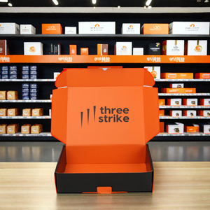 Biểu Tượng Tùy Chỉnh In Giấy Quà Tặng Vận Chuyển Hộp Sinh Học-degradabke Nhỏ Các Tông Hộp Bưu Phẩm Cho Thể Thao Giày Quần Áo Bao Bì - Product Image 2