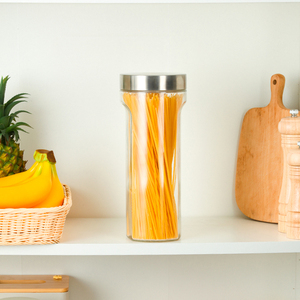 Thép không gỉ thực phẩm lưu trữ <span class=keywords><strong>container</strong></span> leakproof vòng lớn chân không kín nồi có thể gập lại lớp an toàn số lượng lớn nhà bếp bảo quản Jar - Product Image 5