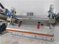 Machine de sérigraphie semi-automatique titrée pour PCB,film, plaque métallique, boîte cadeau, bois, verre