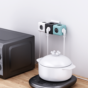 E01- ปลั๊กไฟแบบยุโรป/เยอรมัน/ฝรั่งเศส พร้อมเต้ารับไฟฟ้า 5 ช่อง - Product Image 6