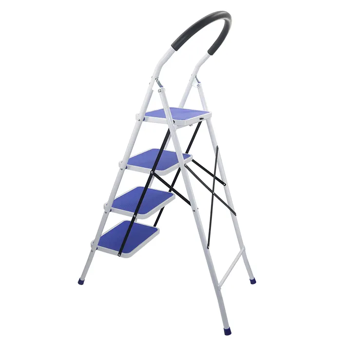 Modern High Quality Home Grade 4 Collapsible Ladder Steel For Home Use