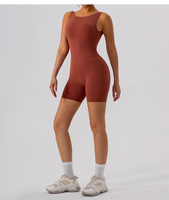 Combinaison de yoga sans coutures effet seconde peau, anti-transpiration, dos ajouré, moulante pour le sport et le fitness