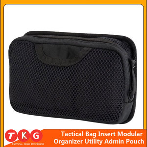 Bolsa Táctica Transpirable Molle Admin, Organizador Modular, Bolsillo de Malla, Inserto Utilitario, Bolsa de Poliéster Resistente con Cierre de Gancho - Product Image 4