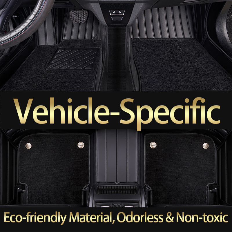 Premium 7D5D Waterproof Car Floor Mats – Double-Layer Leather PVC Coil Custom-Fit Foot Mats - View 2