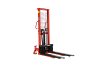 Nouveau chariot élévateur manuel à manivelle du Zhejiang, Chine, capacité 1,5 tonne, largeur de fourche 150 mm, utilisation intérieure, garantie 1 an