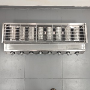 Parrilla de Gas sin Humo de 8 Quemadores, de Acero Inoxidable, para Uso Comercial en Exteriores, para Vendedores de Comida - Product Image 2