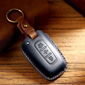Étui à clés en cuir véritable le plus vendu, adapté aux modèles Kia Sportage, Sorento, Forte et Kizun, sac de protection pour voiture - Product Image 1