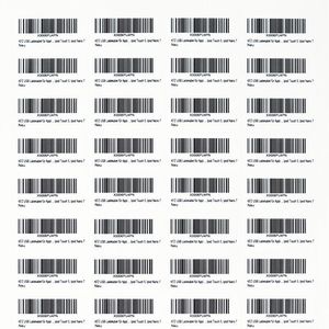 Etiquetas de Seguridad a Prueba de Manipulación para Joyería de PVC con Formas Personalizadas, Rollo de 500 Unidades, Etiquetas Imprimibles con Código de Barras - Product Image 1