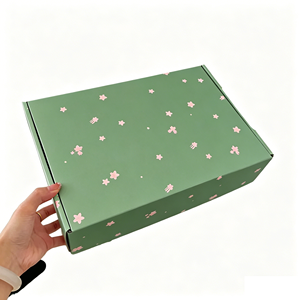 Caja de Cartón Plegable Ecológica para Envíos Postales de Comercio Electrónico, Caja de Embalaje de Papel, Venta al Por Mayor de Fábrica OEM - Product Image 1