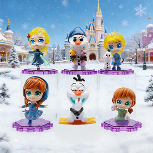 Statuette 3D in PVC <span class=keywords><strong>di</strong></span> <span class=keywords><strong>Anna</strong></span> ed <span class=keywords><strong>Elsa</strong></span> <span class=keywords><strong>di</strong></span> Frozen, Creative e Carine, Accessori Decorativi da Tavolo <span class=keywords><strong>di</strong></span> Alta Qualità, Vendita all'Ingrosso - Product Image 1