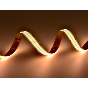 Bande LED COB double ligne haute puissance 24V, sortie lumineuse élevée, lumière uniforme sans points, installation facile pour bars, hôtels et maisons - Product Image 1