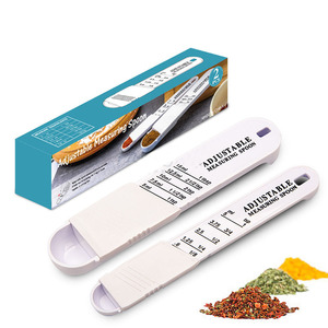 Ensemble <span class=keywords><strong>de</strong></span> 2 cuillères doseuses écologiques <span class=keywords><strong>en</strong></span> plastique pour la cuisine, design plat, pour assaisonnements, <span class=keywords><strong>sucre</strong></span> et épices - Product Image 2