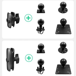 2.25" Large Electronics Mount with Short Arm Compatible with Ram Mounts for TV Monitor Computer Display - Product Image 6