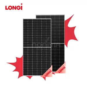Longi mono – panneau solaire bifacial demi-coupé 375w 380w 385w 400w 410w 420w 425w 450w 455w 540 watt 540 w 545w 550w