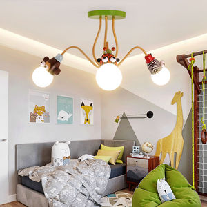 Cartoon Animal LED Ceiling <strong>Light</strong> for Kids Room Bedroom Children's <strong>Nursery</strong> Lighting <strong>Fixture</strong> - Product Image 1