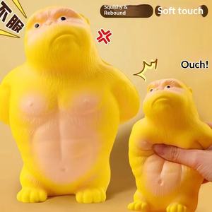 Juguete Antiestrés de Material PU con Forma de Gorila Grande, de Compresión Lenta, Modelo 006, Famoso en Internet para Niños - Product Image 4