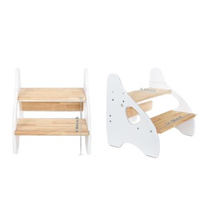 Cross-border children's washbasin <b>stool</b> countertop riser shelf study <b>stool</b> with armrests <b>bathroom</b> step <b>stool</b> solid wood study - Product Image 5