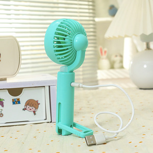Portable Handheld Fan With Led Light Rechargeable Usb Powered Small Desk Fan For Outdoor Indoor Use - Product Image 3