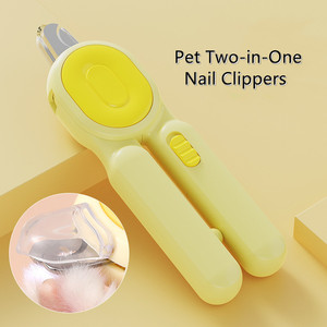 Coupe-ongles pour animaux de compagnie avec lumière LED, ciseaux de toilettage pour animaux, coupe-ongles professionnel, empêche les ongles éclatés, coupe-ongles pour chiens et chats - Product Image 2