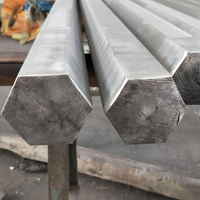 Batang Heksagonal Baja Karbon A36Q235B, Batang Padat SMLS untuk Pembuatan Baut Mur, Komponen Perkakas CNC, Selongsong Poros, Bahan Baku