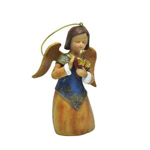 Personalized Baby Hanging Ornament Custom Made Polyresin Small <strong>Cherub</strong> Figurine Angel Wings <strong>Statue</strong> - Product Image 1