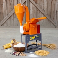 Machine de traitement des aliments commerciaux, moulin à farine de maïs et de blé, broyeur à marteaux, machine de broyage en poudre
