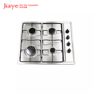Cuisinière à gaz encastrable en acier inoxydable 4 brûleurs, économie d'énergie, supports de casseroles en fonte, sécurité - Product Image 6