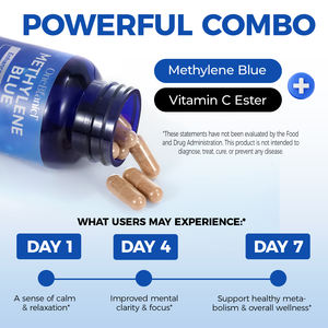 OneBtanicl USP grado vegano integratore alimentare potenziato assorbimento metilen capsule blu per il supporto energetico della salute cellulare - Product Image 6