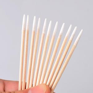 100 pièces/sac coton-tige en <span class=keywords><strong>bois</strong></span> jetable 7cm/10cm bâtons propres Micro-brosse <span class=keywords><strong>baguette</strong></span> de Mascara enlever la <span class=keywords><strong>colle</strong></span> tatouage maquillage <span class=keywords><strong>baguette</strong></span> de coton - Product Image 3