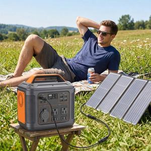 Panel Solar <span class=keywords><strong>de</strong></span> Emergencia con Cargador MPPT, Entrada CC, Estación <span class=keywords><strong>de</strong></span> Energía Portátil, Sistema <span class=keywords><strong>de</strong></span> Energía Solar <span class=keywords><strong>de</strong></span> 300W - Product Image 2