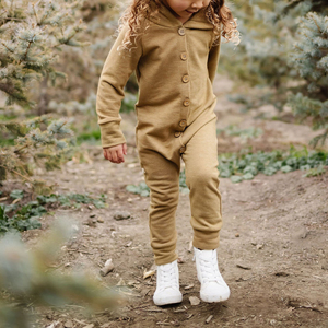 Custom New Autumn <strong>Winter</strong> Newborn <strong>Clothes</strong> Boys' Girls' <strong>Baby</strong> Hooded Jumpsuit Solid Color Romper Cotton Organic Infant Jumpsuit - Product Image 4