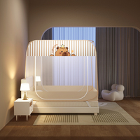 Moustiquaires pour enfants en polyester 100% imprimé, grandes, automatiques, portables, pliables, vente en gros. Facile à installer, toutes saisons