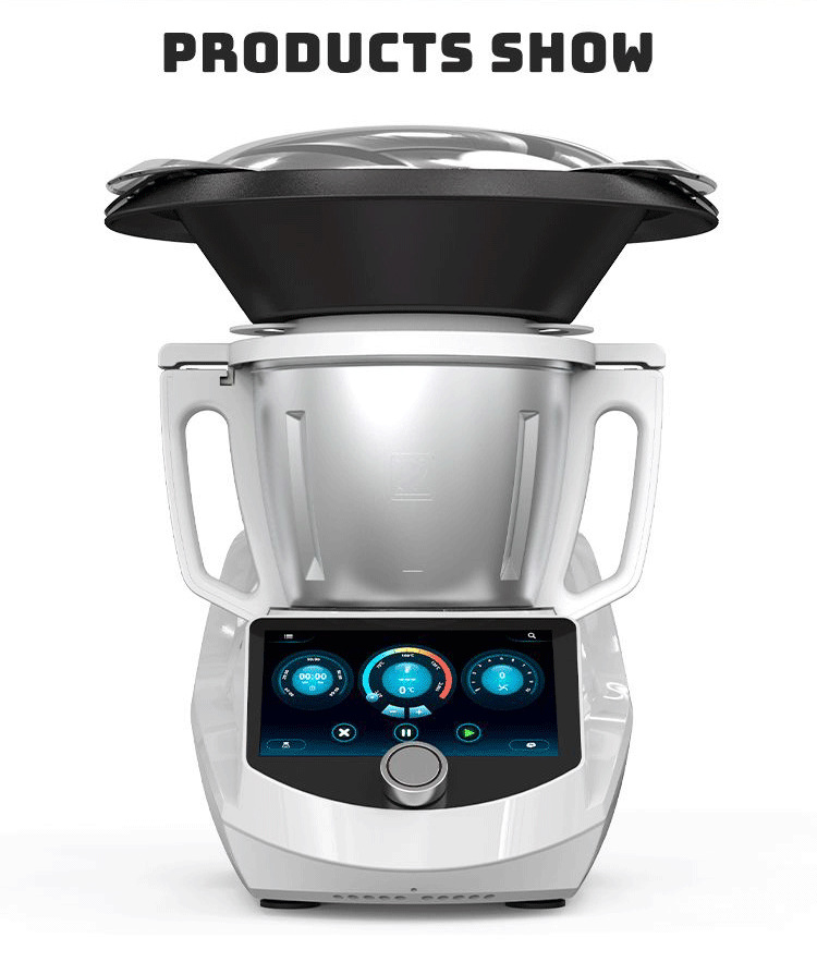 Premium Food Processor Multi-Function Smart Cooking Robot Cookware for Home Use Stainless Steel Chopping
