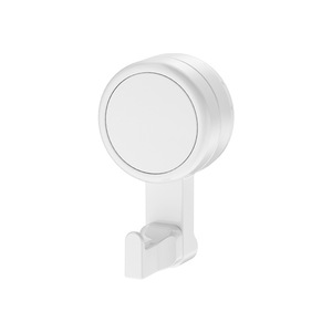 Yimijia Suction Cup Hooks Milky White Wall Mounted Punch Free Kitchen Bathroom Storage Hook Round Polished Finish - Product Image 5