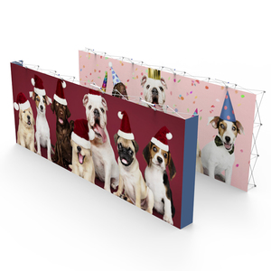 10ft Xách Tay Pop Up Tường Nhôm Có Thể Gập <span class=keywords><strong>L</strong></span>ại Biểu Ngữ Hiển Thị Tổ Chức Sự Kiện Backdrop Đứng - Product Image 5