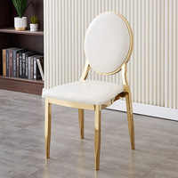 Chaise d'événement empilable moderne Ustovian, durable, blanche, chaise d'hôtel, chaise de salle à manger, chaises de restaurant